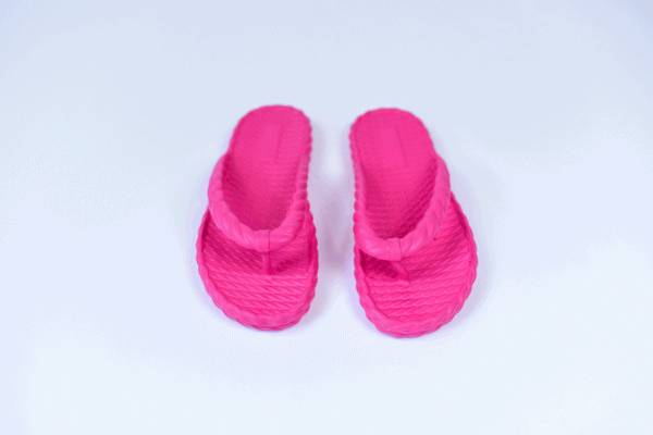 CHINELO PLATAFORMA BAIXA TRANÇADO EVA PINK - Imagem 3